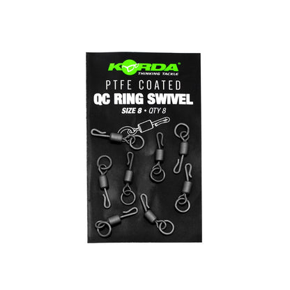 Korda PTFE QC Ring Swivel Size 11 (8pcs)