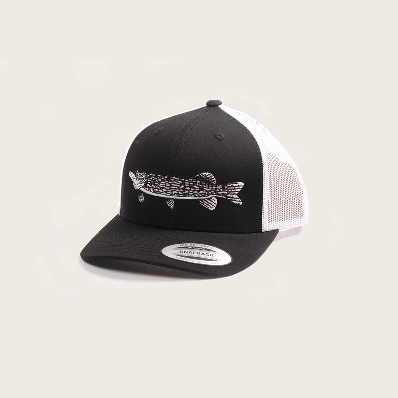 Wolfcreek Pike Logo Trucker Snapback - Black/White