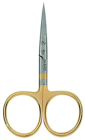 Dr. Slick All Purpose Scissor, 4″, Gold Loops, Curved - SAPC4G