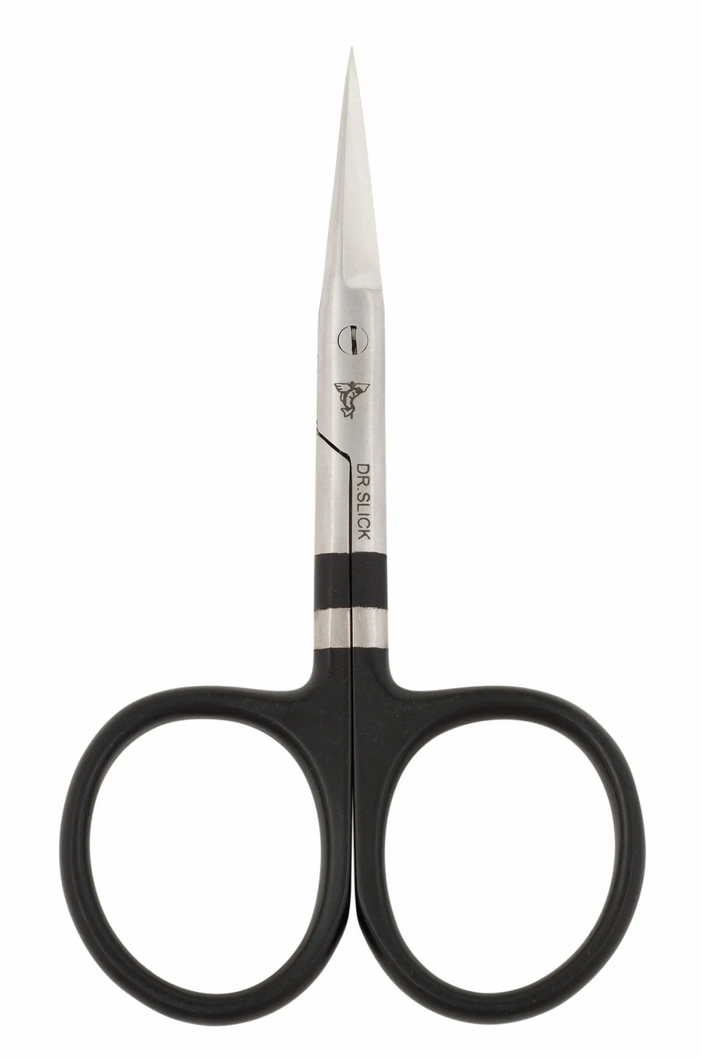 Dr. Slick All Purpose Scissor, 4″, TC, Black Loops, Straight - SAP4TCBL