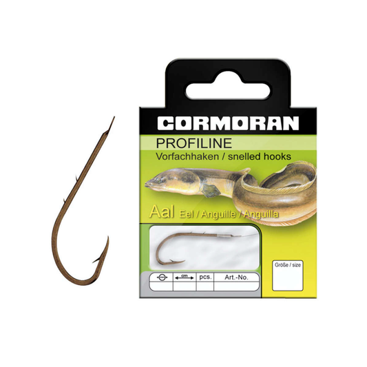 Cormoran Profiline EEL färdiga tafsar med krok, 10-pack