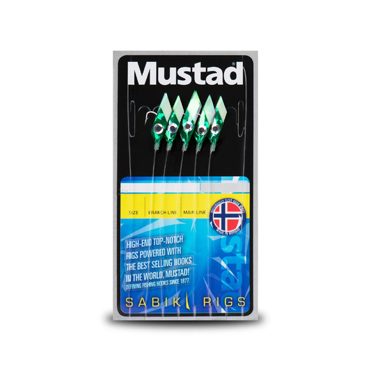 Mustad Green Piscator Häckla 5-krokar