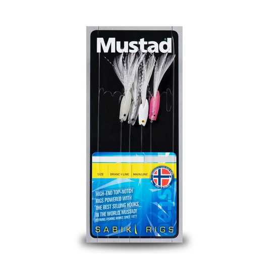 Mustad Mini Hokkai Sabiki Rig Häckla 4-krokar