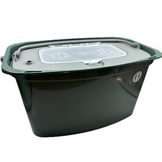 Betesfiskhink Oval 7 liter inkl: Pump