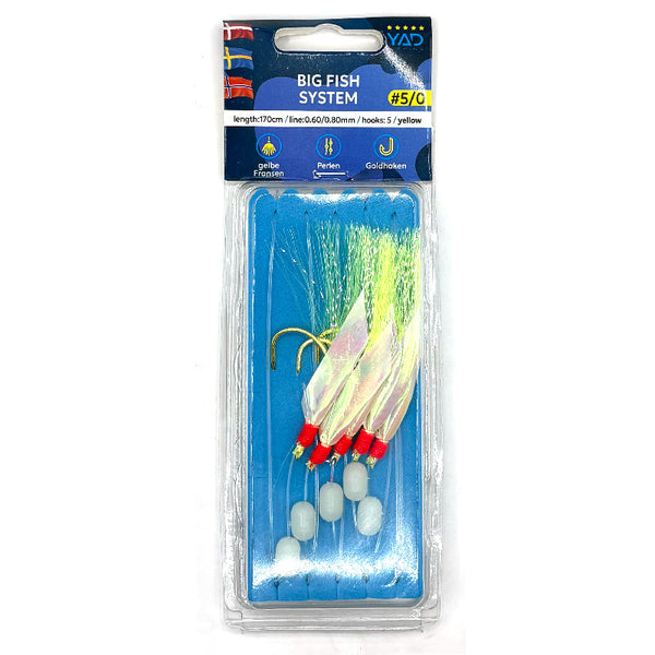 YAD Sea System 5/0 Häckla Gold Yellow Flash