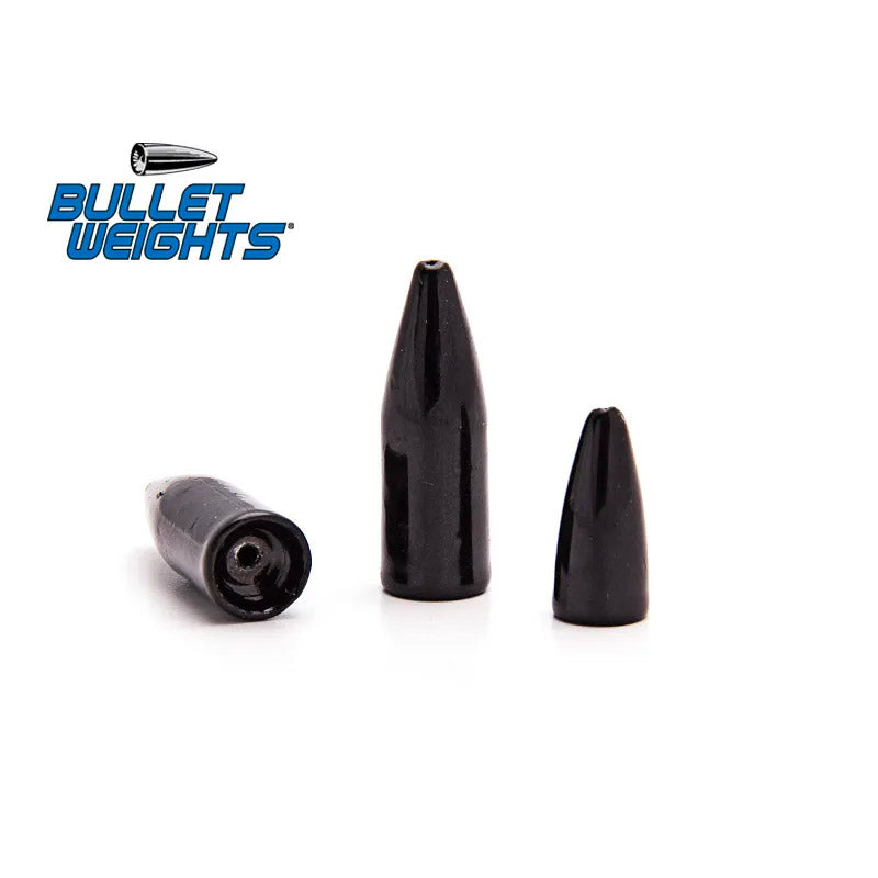 Bullet Weights, black 5-pack