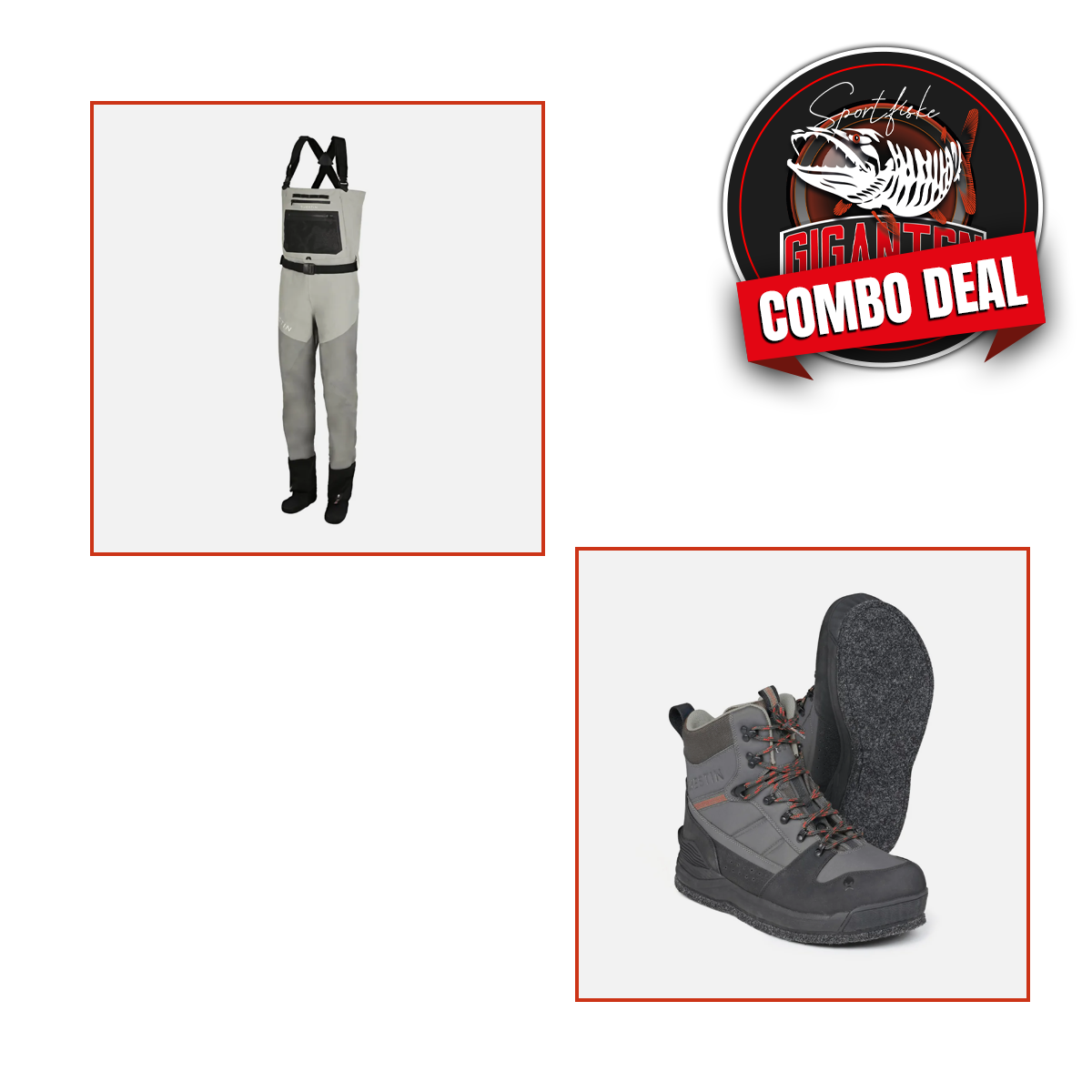 Vadarpaket: Westin W6 vadarbyxor + Westin W6 vadarskor (filtsula)