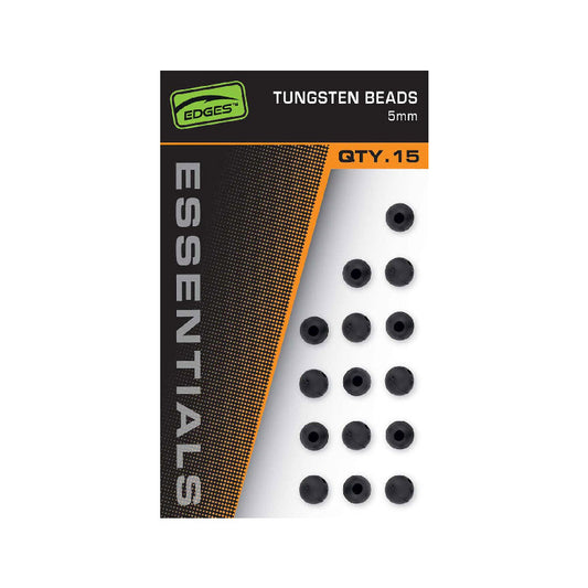 Fox Edges 5mm Tungsten Beads x 15 st