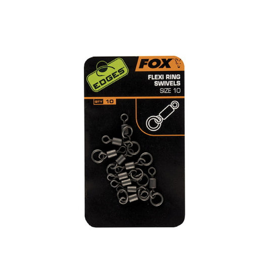 Fox Edges Flexi Ring Swivel 11 x 10-pack