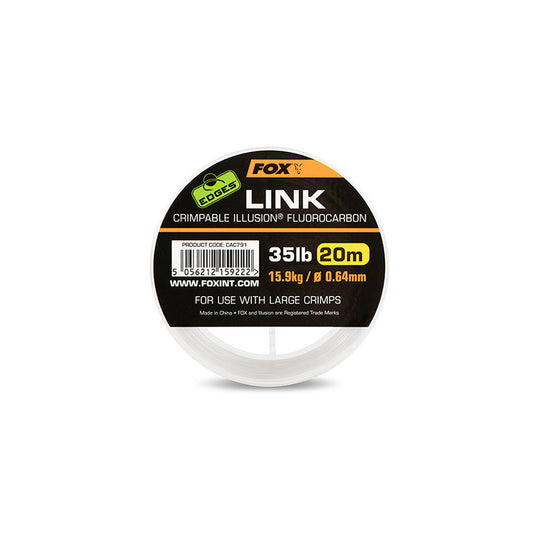 Fox Edges Link Illusion Fluorocarbon 0.64mm/35lb  (20m)