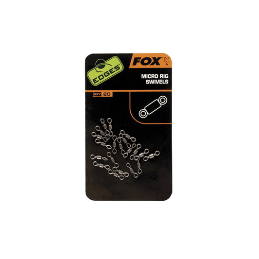 Fox Edges Micro Rig Swivels x 20-pack