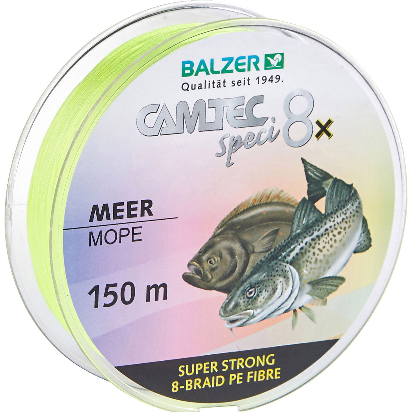 Balzer Camtec Speci X8 Flätlina 0.21 mm, 150 meter - Havsfiske