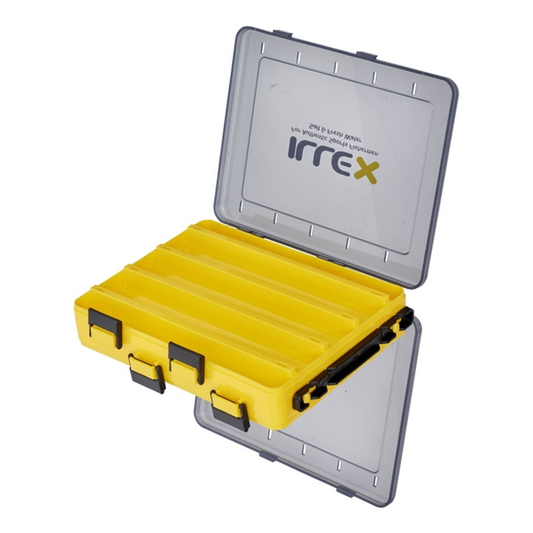 Illex Tackle Box Reversible 205 HC Two Sided Case Betesbox (205x170x48mm), Yellow