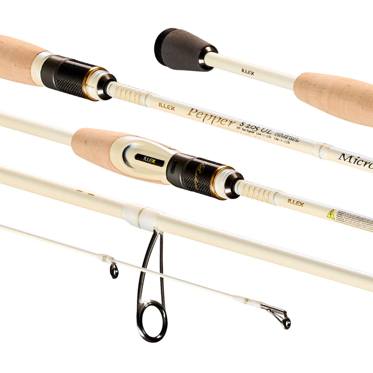 Illex Pepper X5 S 205 UL Micro Jig Special 6.7ft 1-5g (Haspel) 1+1-del (Inkl tub)