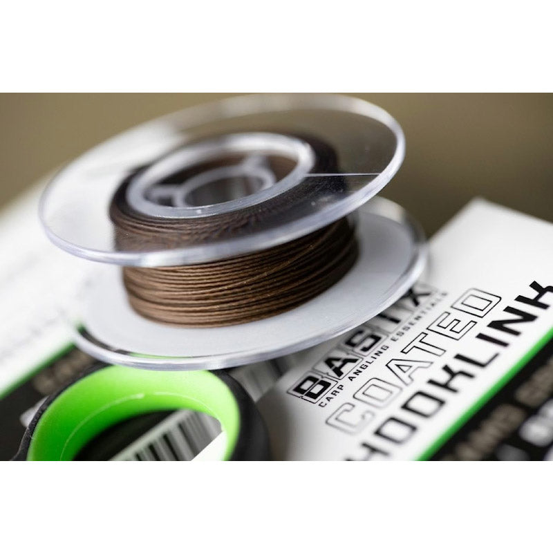 Korda Basix Coated Hooklink Camo Green 25 lb 10 m