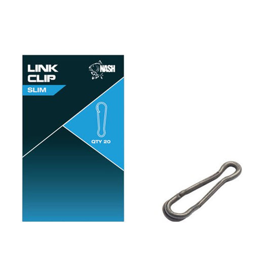 Nash Link Clip Slim, 20-pack
