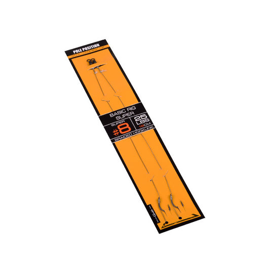 Pole Position Basic Rig Super 2-pack (Färdig karp rig)