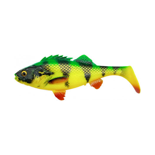 Savage Gear 4D Perch Shad 12,5cm, 23g - Firetiger