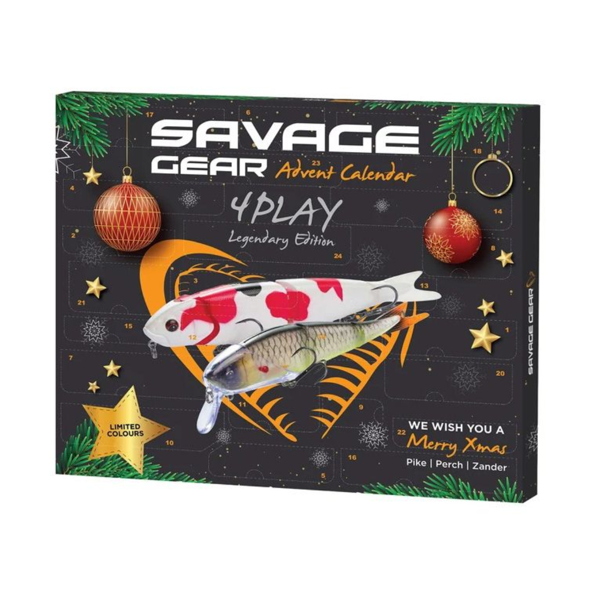 Savage Gear 4PLAY Legendary Edition Pike Adventskalender