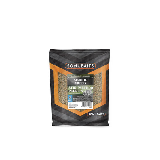 Sonubaits Marine Green Stiki Method Pellets 2mm 650g