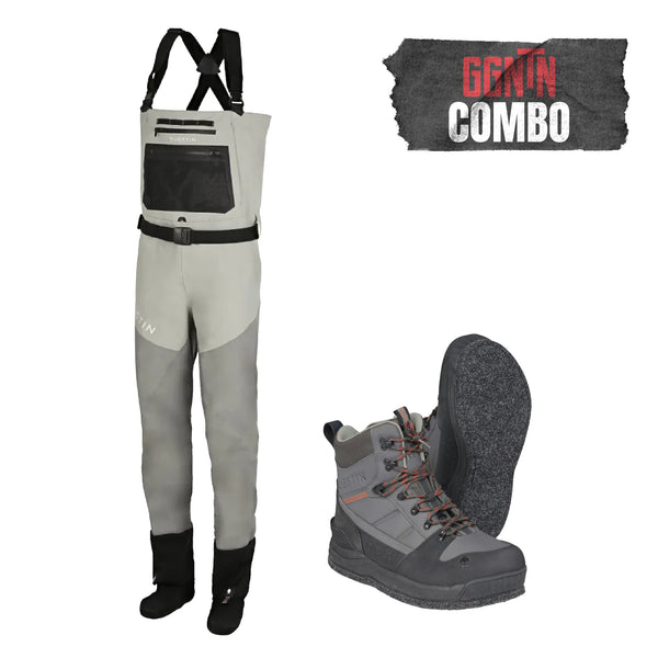 Vadarpaket: Westin W6 vadarbyxor + Westin W6 vadarskor (filtsula)