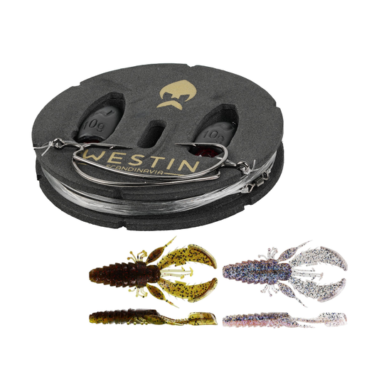 Westin Carolina Perch Rig Kit CreCraw RnR, 2-pack