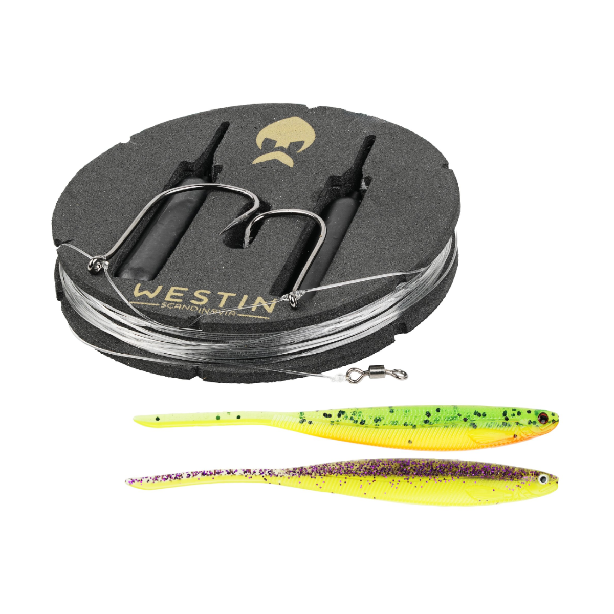 Westin Dropshot Rig Kit ShadTeez Pin-Tail RnR, 2-pack
