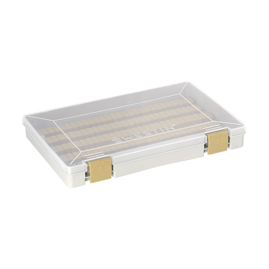 Westin W3 Jig Box (132 slots), Grey Clear