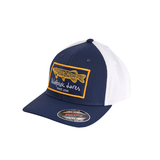Wolfcreek Pike Patch Flexfit Tactel Airmesh Navy/White