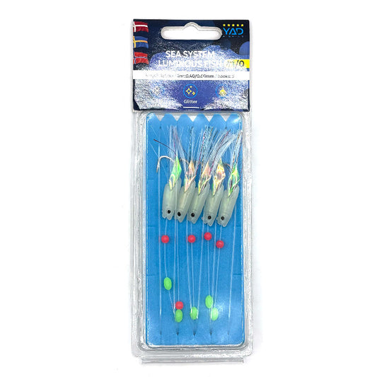 YAD Sea System 1/0 Luminous Fish 5-krokar