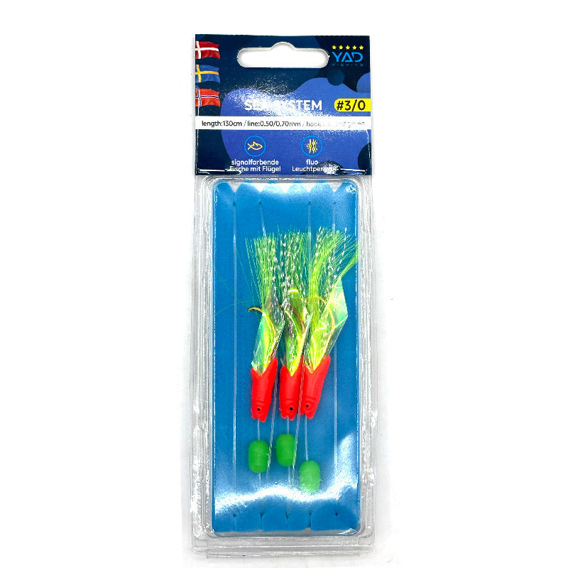 YAD Sea System Häckla 3/0 3-krokar