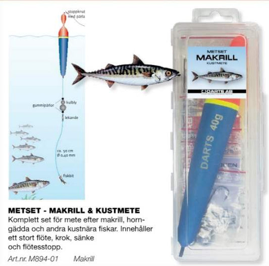 Darts Metset Makrill & Kustfiske