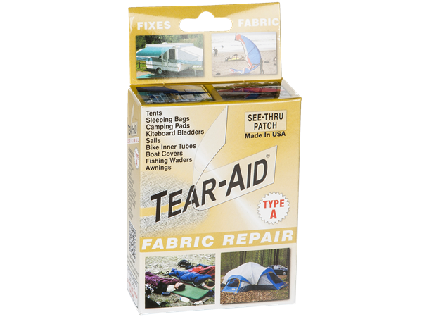 Tear Aid lagningskit till tex vadarbyxor, gummibåtar och flytringar 