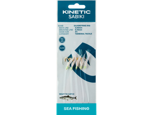 Kinetic Sabiki SilverStrike Häckla