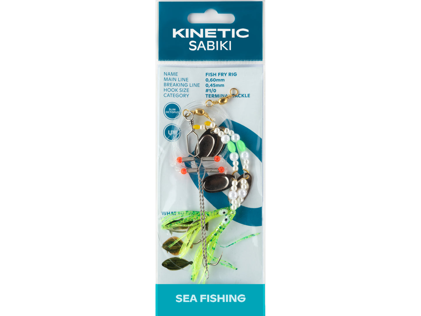 Kinetic Sabiki Fish Fry Plattfisktackel