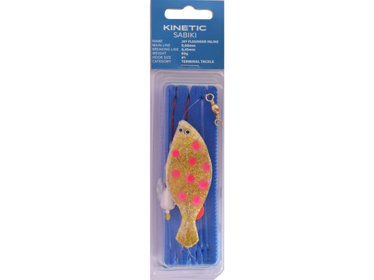 Kinetic Sabiki Jay Flounder Inline Plattfisktackel