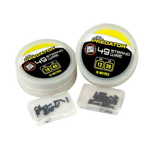 Fox Predator 49 strand Wire (inkl crimps)