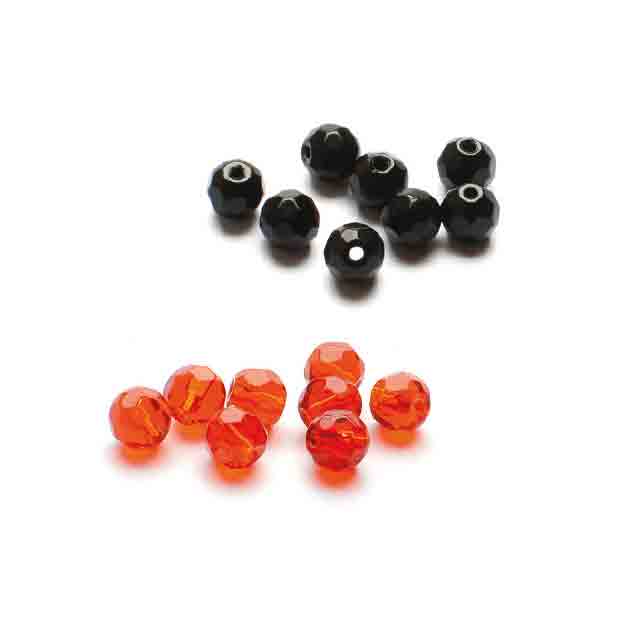 Darts Glass Beads Faceted Mix