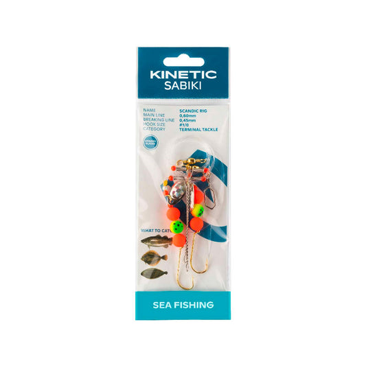 Kinetic Plattfisktackel Scandic Rig Firetiger