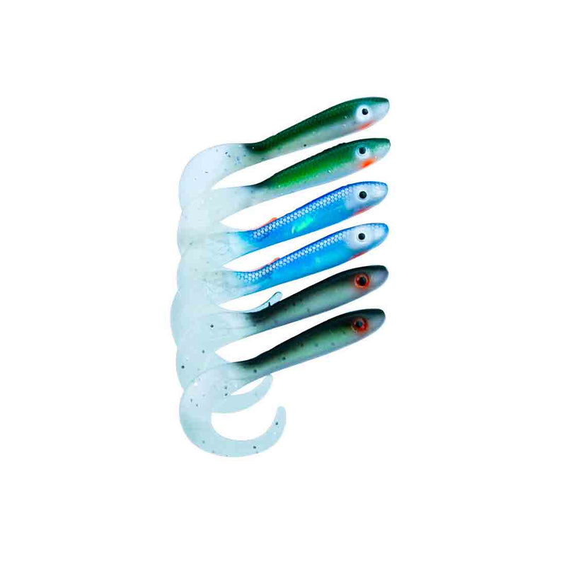 Svartzonker McRubber Tail 11 cm 6-pack