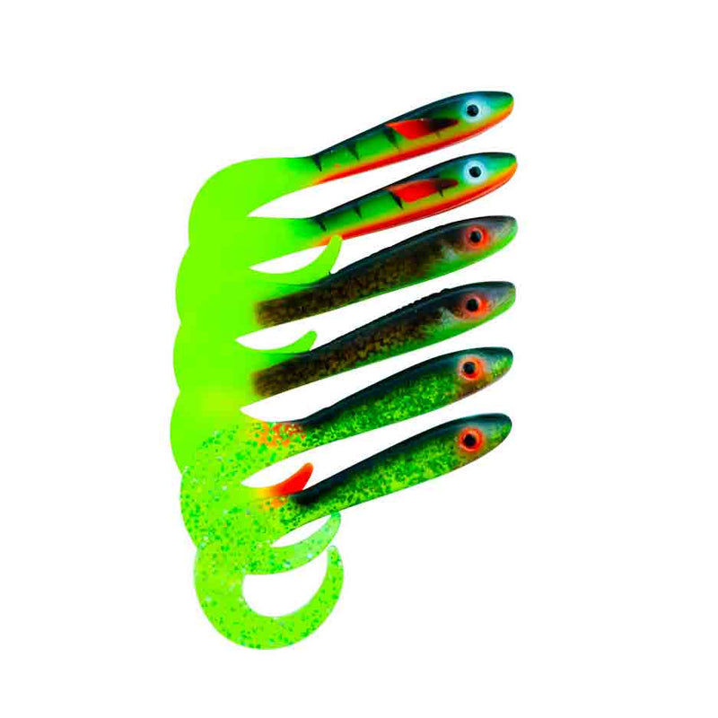 Svartzonker McRubber Tail 11 cm 6-pack
