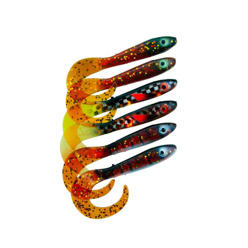 Svartzonker McRubber Tail 11 cm 6-pack