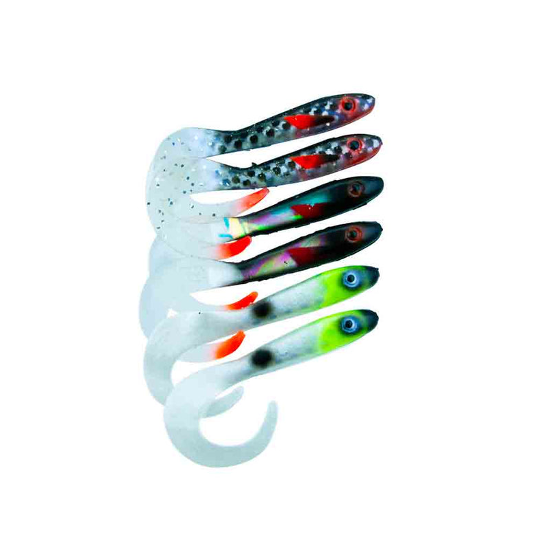 Svartzonker McRubber Tail 11 cm 6-pack