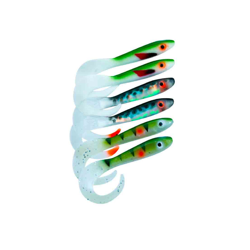 Svartzonker McRubber Tail 11 cm 6-pack