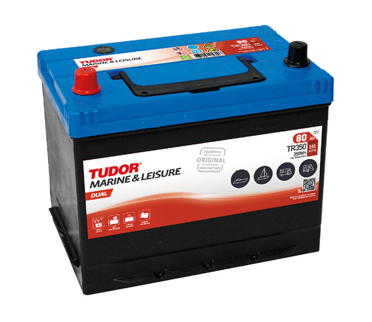 Tudor Batteri Dual 12V 80ah