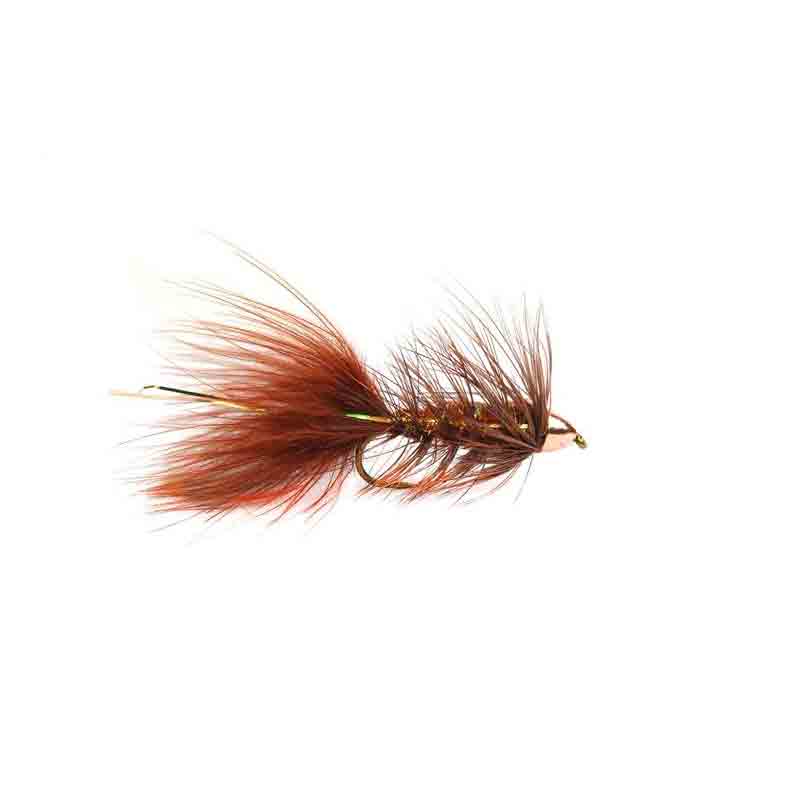 Wolly Bagger Brown Cone Head Streamer